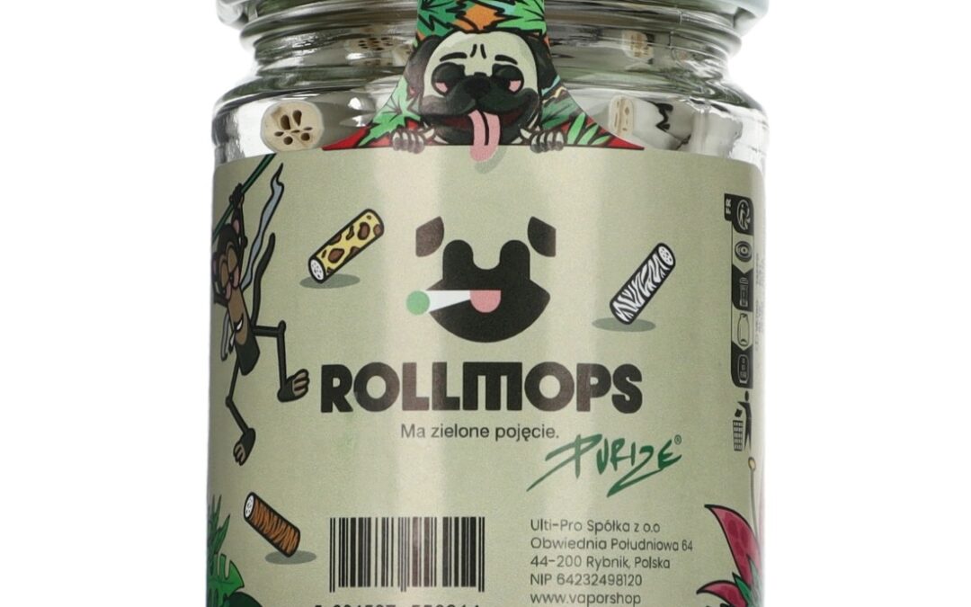 Filtry węglowe Purize xtra slim x Rollmops 100 szt. (węgiel aktywny)