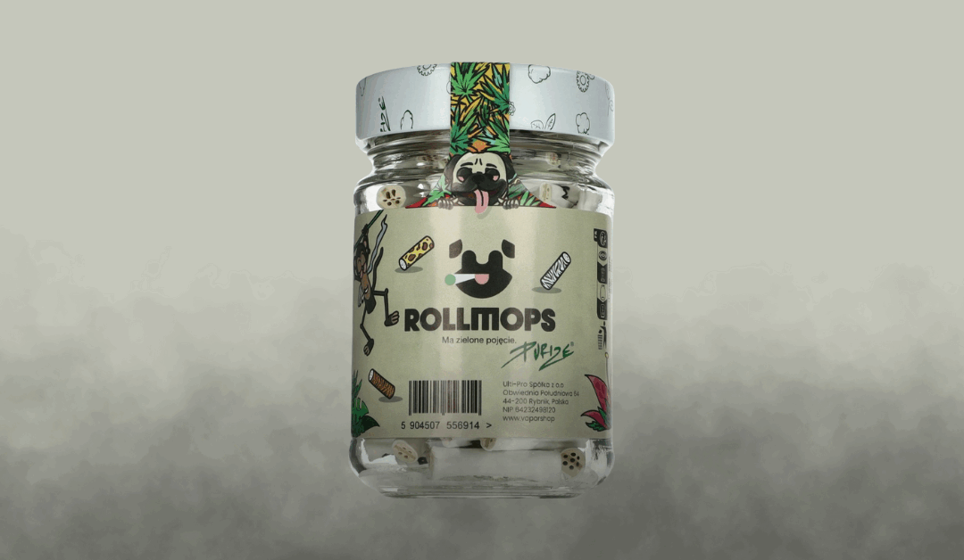 Filtry węglowe Purize xtra slim x Rollmops 100 szt. (węgiel aktywny)