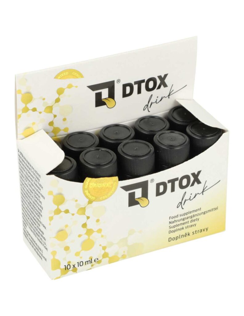 DTOX Drink Suplement Eliminujący Metabolity ze Śliny BOX 10x10 ml